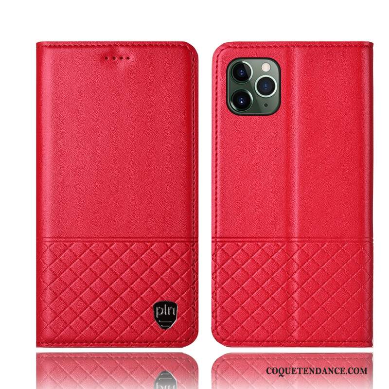 iPhone 11 Pro Max Coque De Téléphone Tout Compris Cuir Véritable Étui Housse