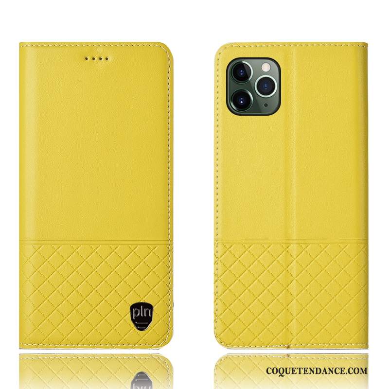 iPhone 11 Pro Max Coque De Téléphone Tout Compris Cuir Véritable Étui Housse