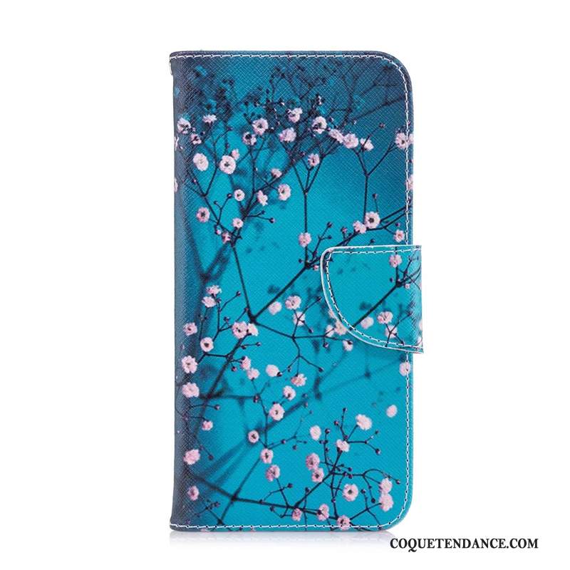 iPhone 11 Pro Max Coque Dessin Animé De Téléphone Étui En Cuir Bleu Nouveau