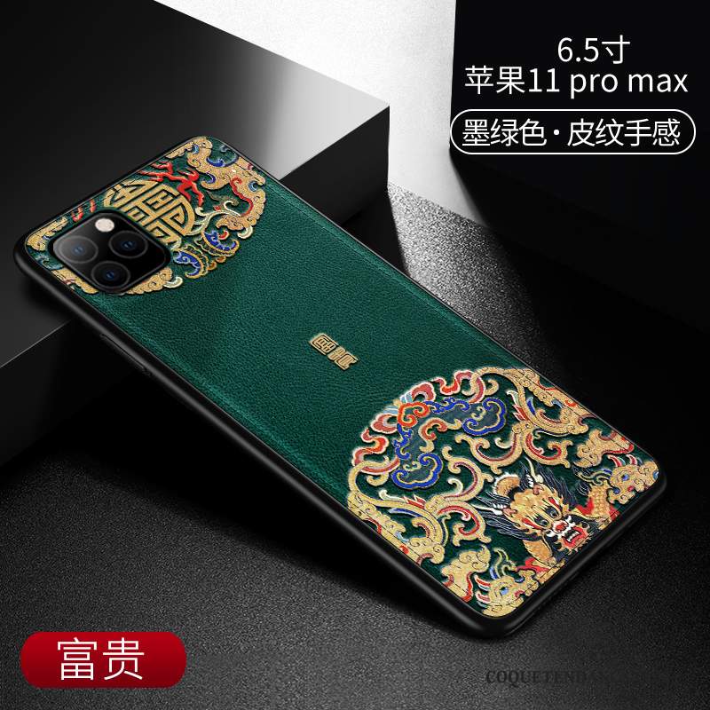 iPhone 11 Pro Max Coque Style Chinois De Téléphone Silicone Tout Compris