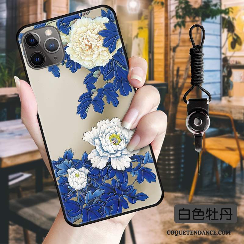 iPhone 11 Pro Max Coque Tout Compris Grue Tendance Fluide Doux Étui