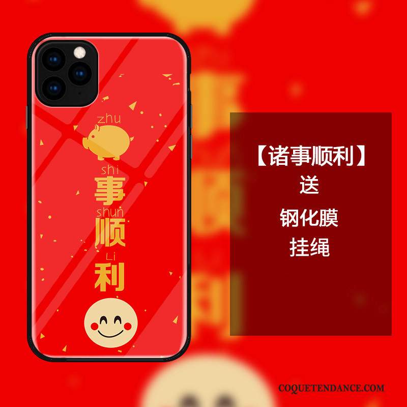 iPhone 11 Pro Max Coque Étui Incassable Rouge De Téléphone Tout Compris