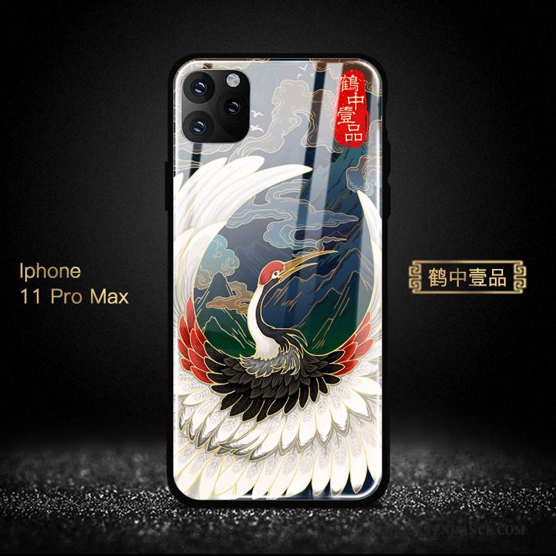 iPhone 11 Pro Max Coque Étui Miroir Nouveau Protection Bleu
