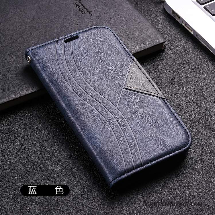 iPhone 12 Coque Housse Créatif Noir Carte Personnalité