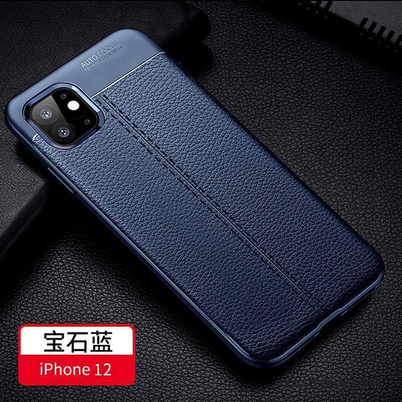 iPhone 12 Coque Luxe Simple Business Protection Incassable