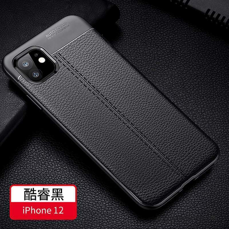 iPhone 12 Coque Luxe Simple Business Protection Incassable