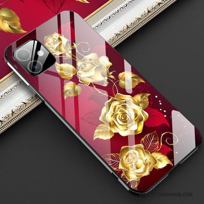 iPhone 12 Coque Tout Compris Marque De Tendance Incassable Net Rouge Personnalité