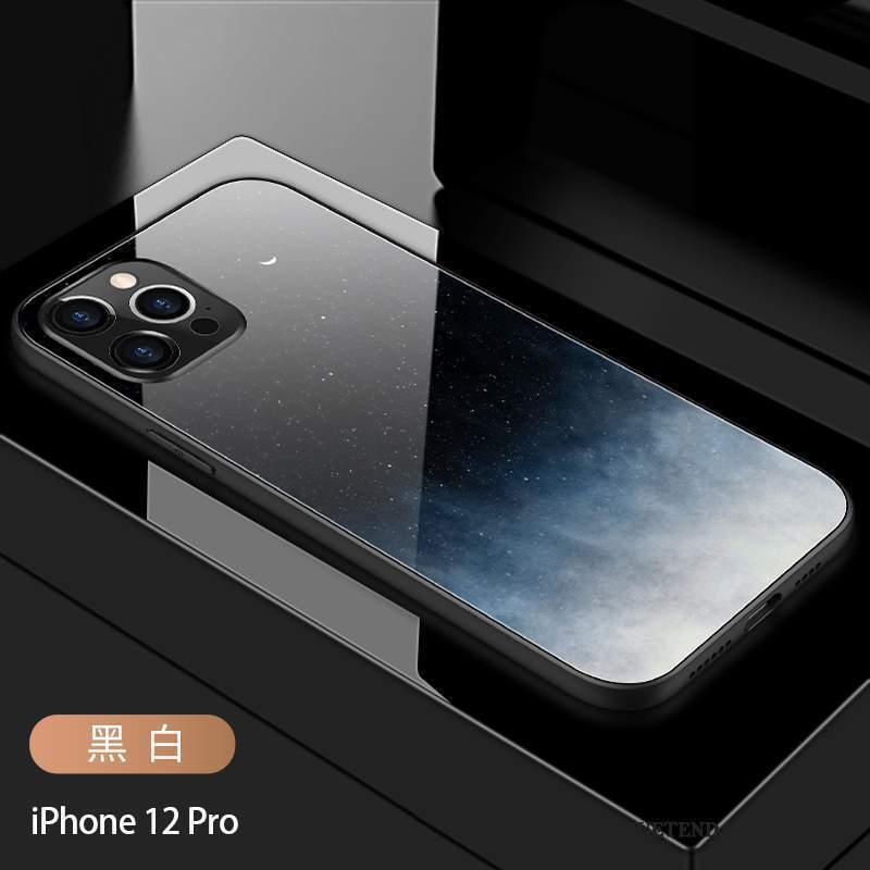 iPhone 12 Pro Coque Marque De Tendance Incassable De Téléphone Étui Carré