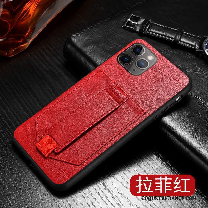 iPhone 12 Pro Max Coque Nouveau Cuir Véritable Protection Étui Business