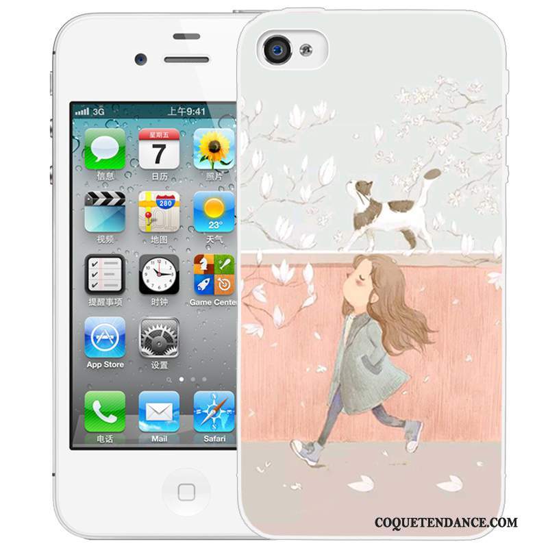 iPhone 4/4s Coque De Téléphone Peinture Dessin Animé Protection Gaufrage