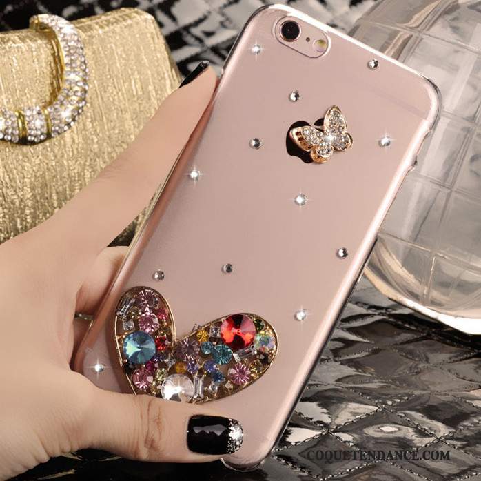 iPhone 4/4s Coque Nouveau Incruster Strass Rouge Protection