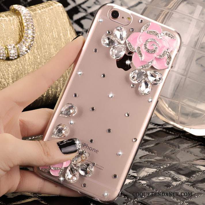 iPhone 4/4s Coque Nouveau Incruster Strass Rouge Protection