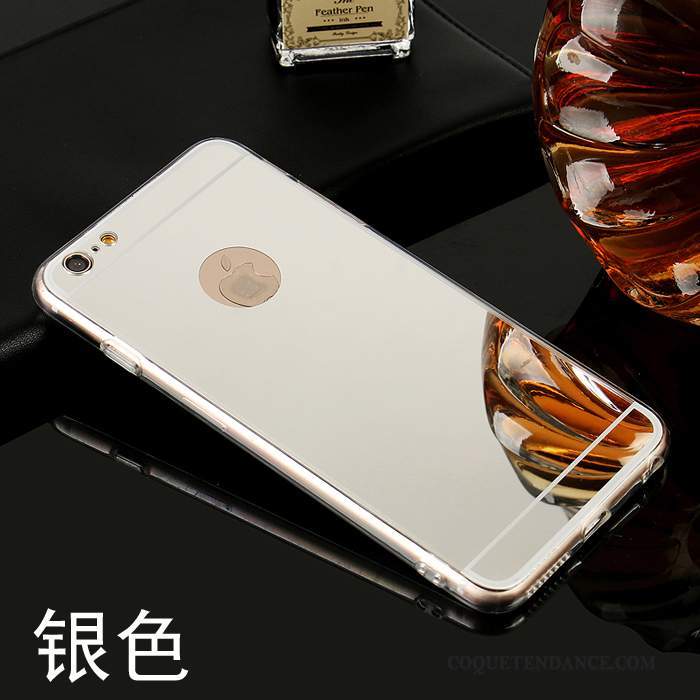 iPhone 4/4s Coque Simple Miroir De Téléphone Fluide Doux Incassable