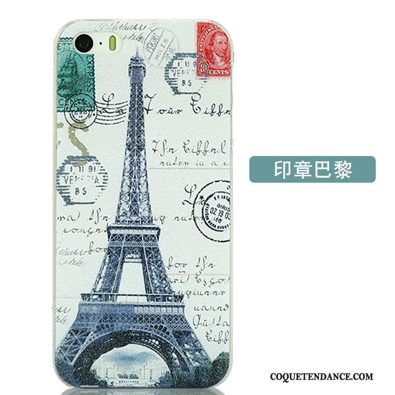 iPhone 5/5s Coque De Téléphone Délavé En Daim Charmant Étui Créatif