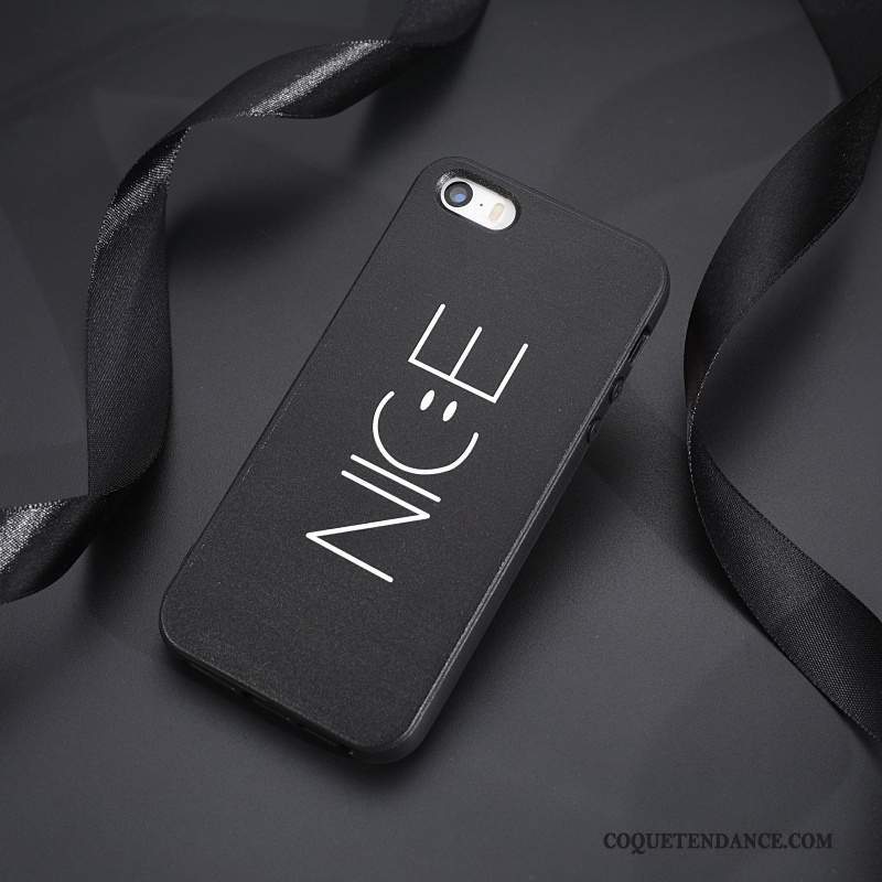 iPhone 5/5s Coque De Téléphone Marque De Tendance Étui Noir Incassable