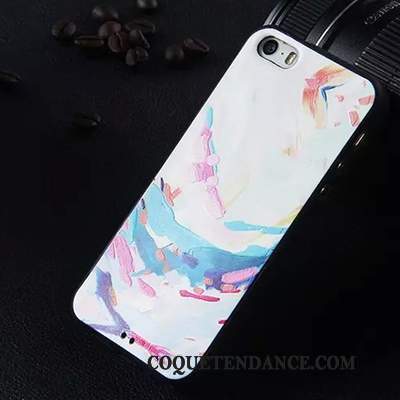iPhone 5/5s Coque De Téléphone Multicolore Transparent Tout Compris Fluide Doux