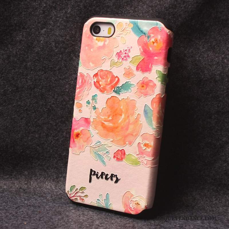 iPhone 5/5s Coque De Téléphone Silicone Créatif Rose Incassable