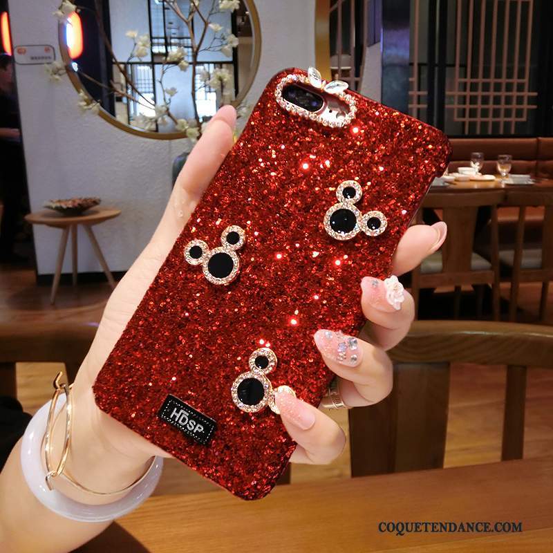 iPhone 5/5s Coque De Téléphone Étui Marque De Tendance Paillette Rouge