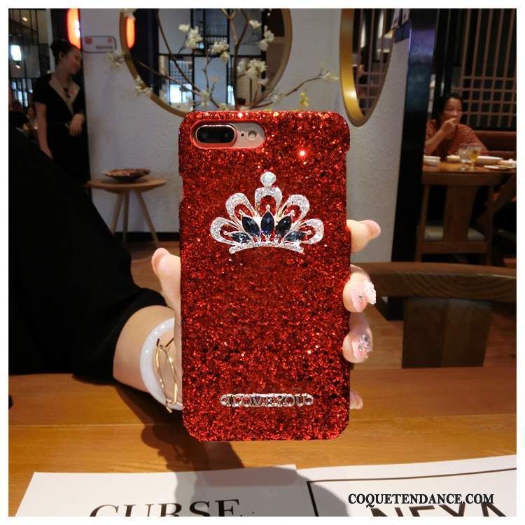 iPhone 5/5s Coque De Téléphone Étui Marque De Tendance Paillette Rouge