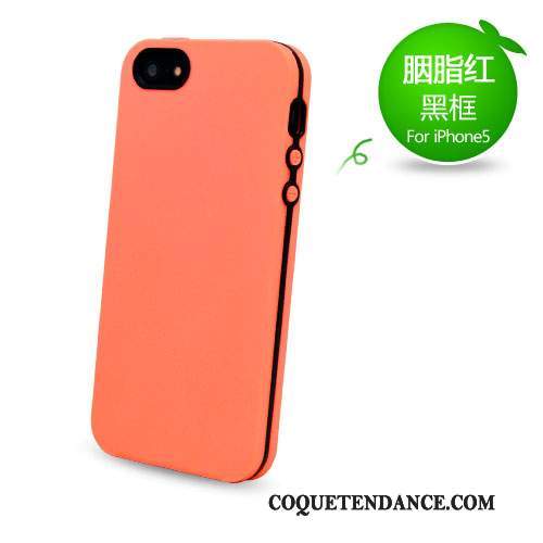 iPhone 5/5s Coque Protection De Téléphone Rouge Étui Silicone