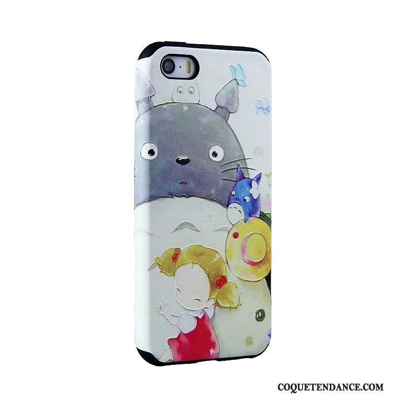 iPhone 5/5s Coque Protection Dessin Animé Peinture Gaufrage De Téléphone