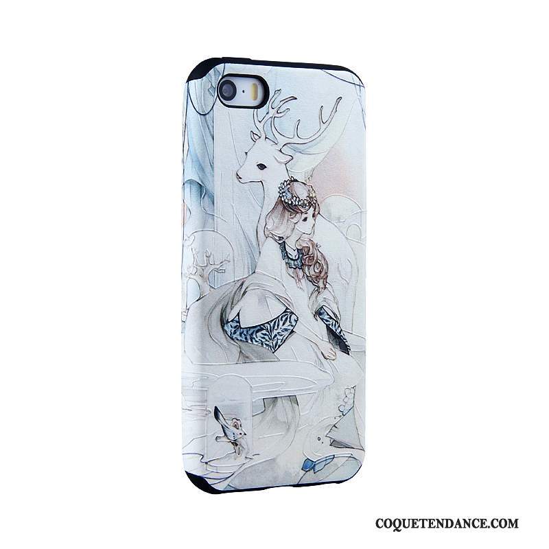 iPhone 5/5s Coque Protection Dessin Animé Peinture Gaufrage De Téléphone