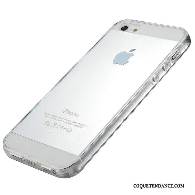 iPhone 5/5s Coque Protection Étui Silicone Bleu De Téléphone