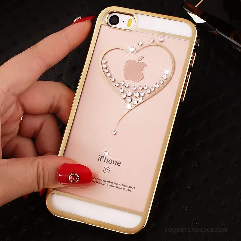 iPhone 5/5s Coque Strass Protection Difficile De Téléphone