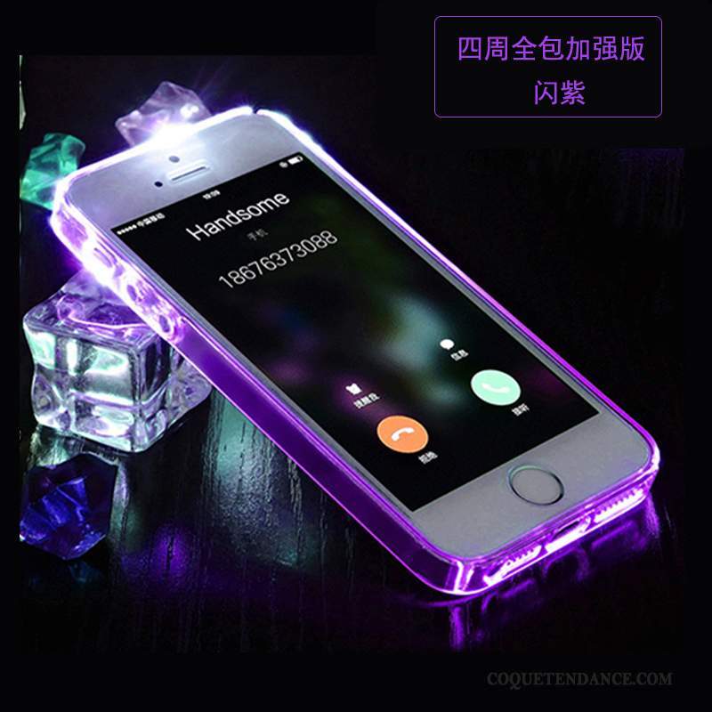 iPhone 5/5s Coque Transparent Protection Créatif Étui