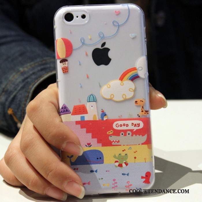 iPhone 5c Coque Bleu De Téléphone Multicolore Incassable Protection
