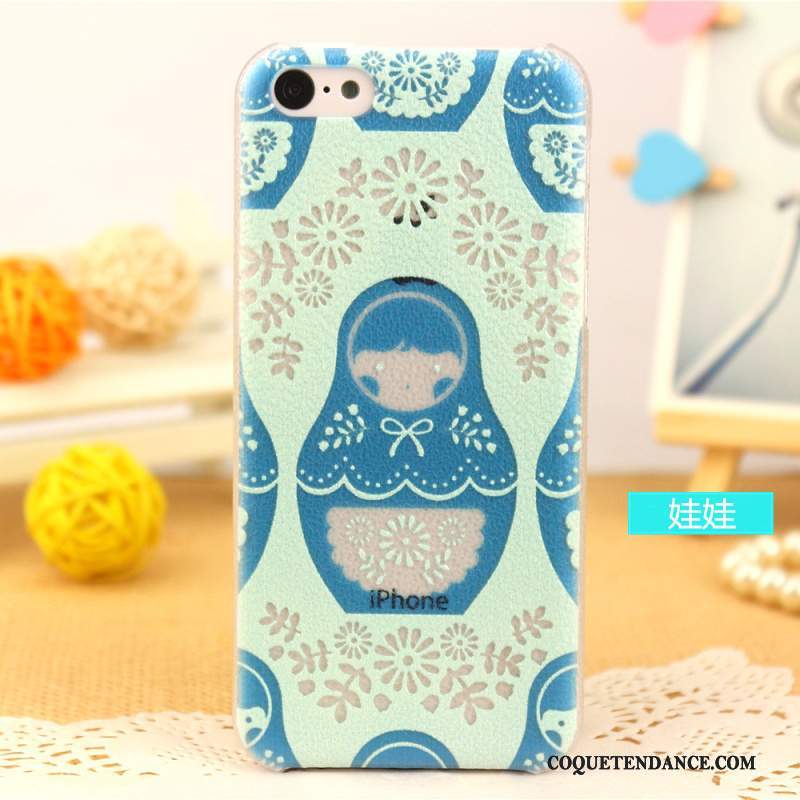 iPhone 5c Coque Bleu Protection Incassable Étui Très Mince