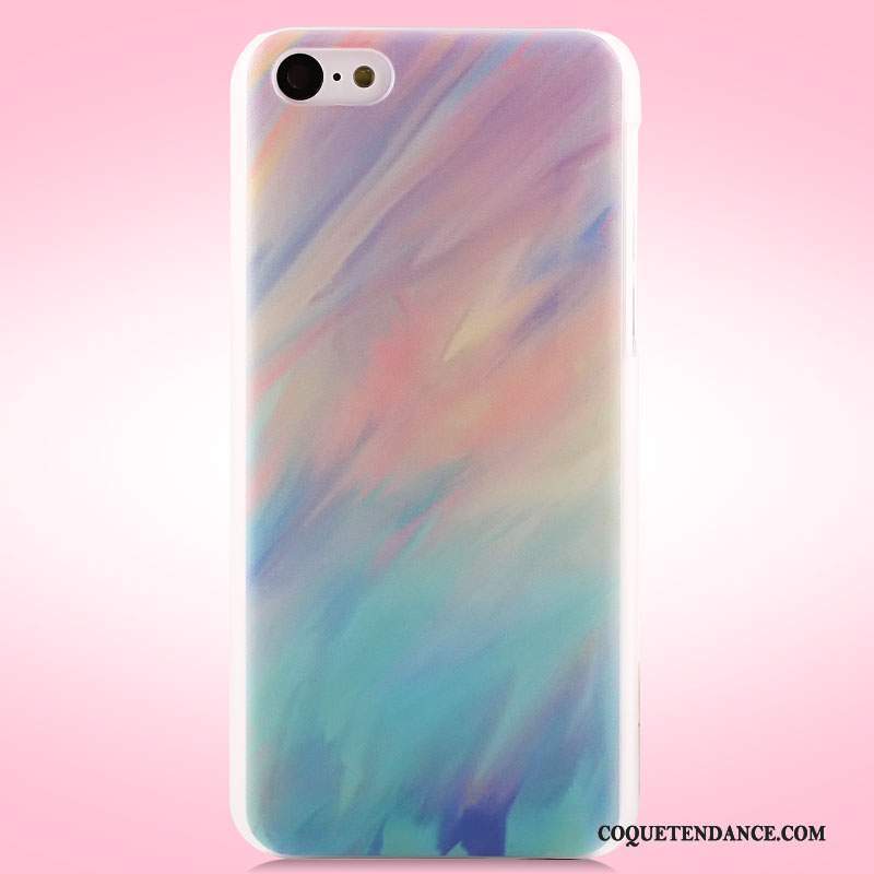 iPhone 5c Coque Multicolore Peinture Difficile Étui