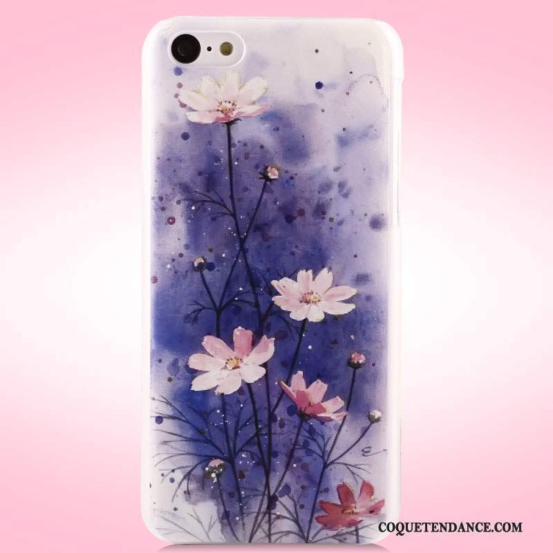 iPhone 5c Coque Multicolore Peinture Difficile Étui