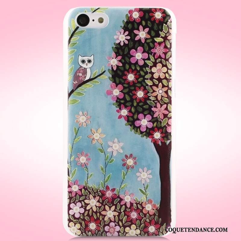 iPhone 5c Coque Multicolore Peinture Difficile Étui