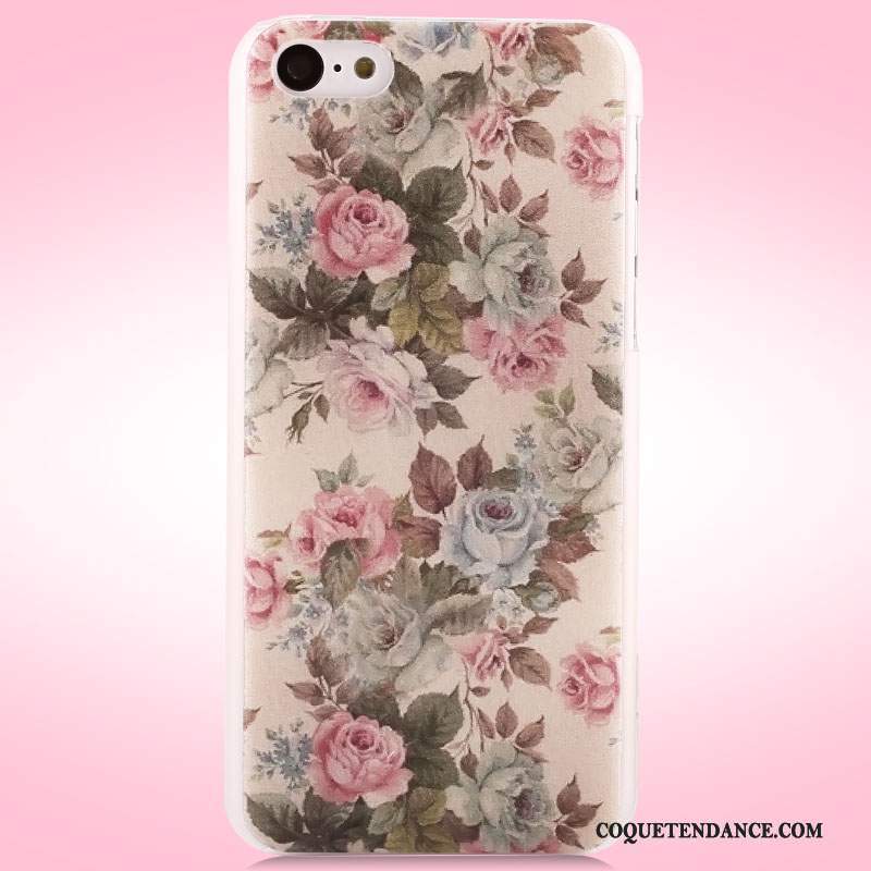 iPhone 5c Coque Multicolore Peinture Difficile Étui