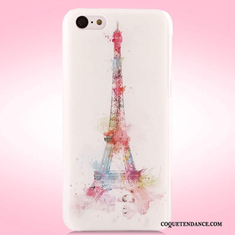 iPhone 5c Coque Multicolore Peinture Difficile Étui