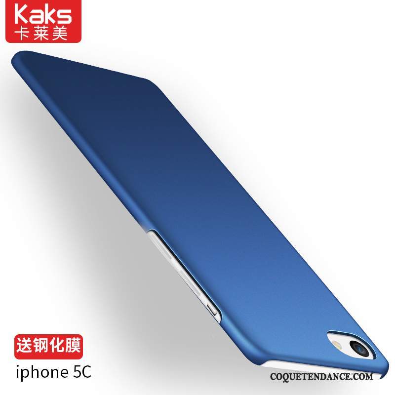 iPhone 5c Coque Protection Difficile Délavé En Daim Étui Simple