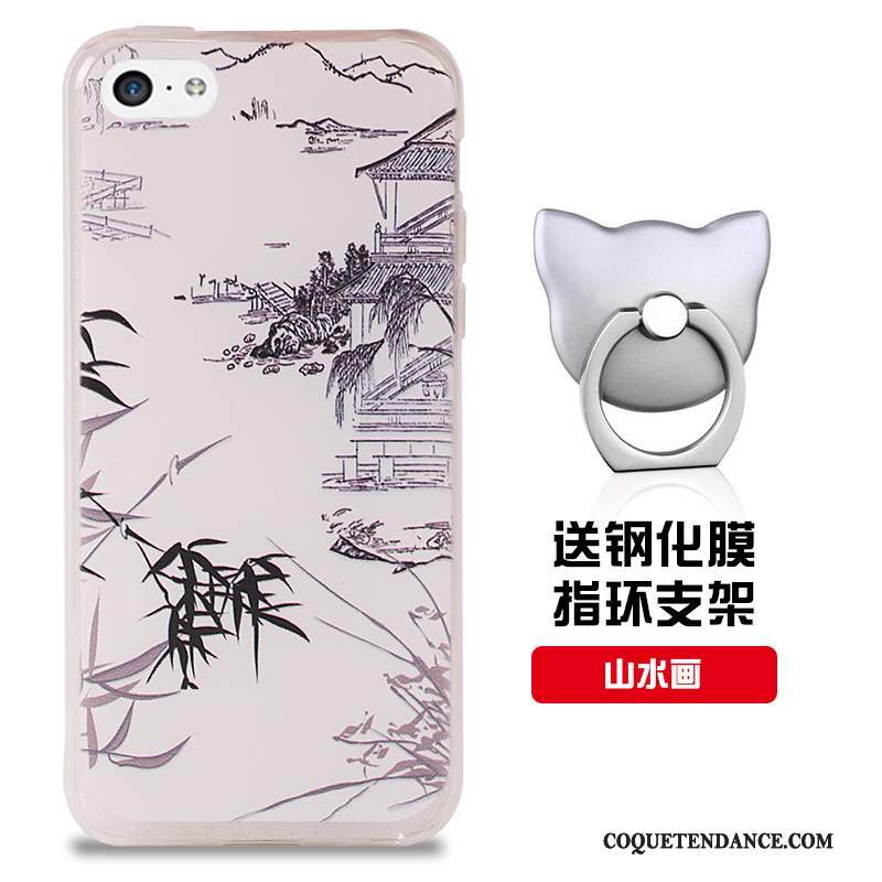 iPhone 5c Coque Silicone Blanc Protection De Téléphone Incassable