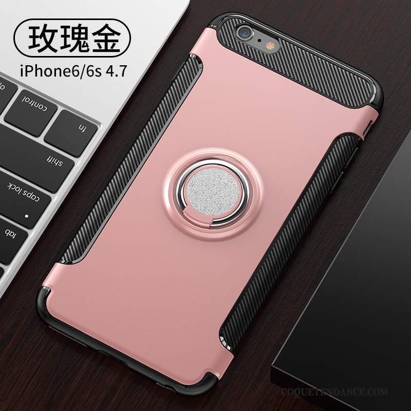iPhone 6/6s Coque Anneau Silicone Support Or Tout Compris