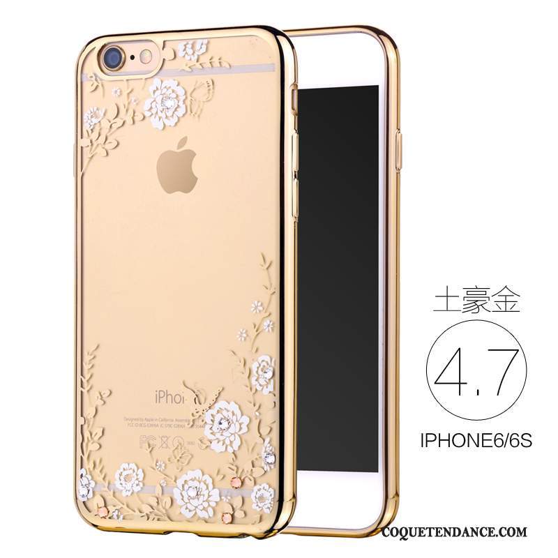 iPhone 6/6s Coque De Téléphone Très Mince Fluide Doux Strass Luxe