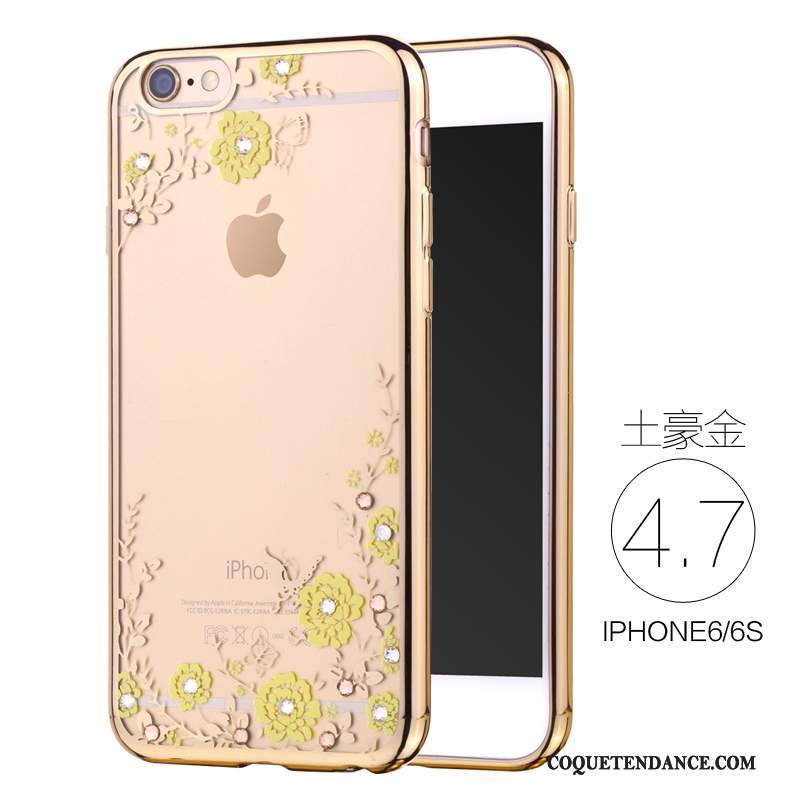 iPhone 6/6s Coque De Téléphone Très Mince Fluide Doux Strass Luxe