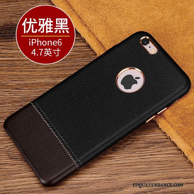 iPhone 6/6s Coque Nouveau Business De Téléphone Luxe Cuir Véritable