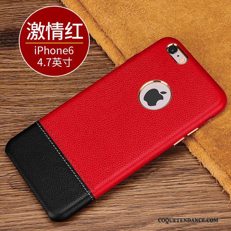 iPhone 6/6s Coque Nouveau Business De Téléphone Luxe Cuir Véritable