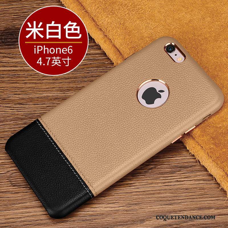 iPhone 6/6s Coque Nouveau Business De Téléphone Luxe Cuir Véritable