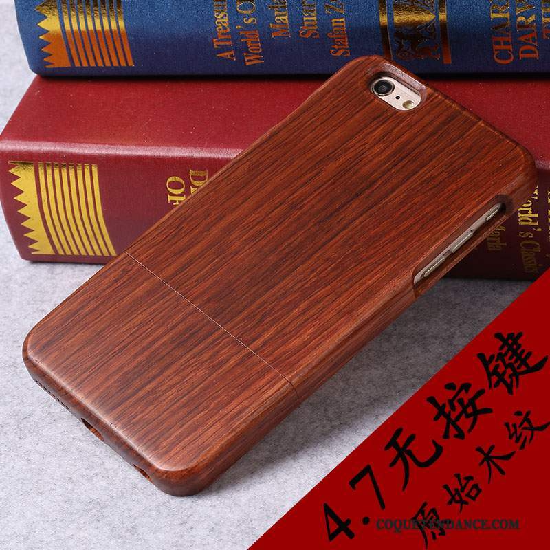 iPhone 6/6s Coque Nouveau En Bois Bois Massif Personnalité Luxe