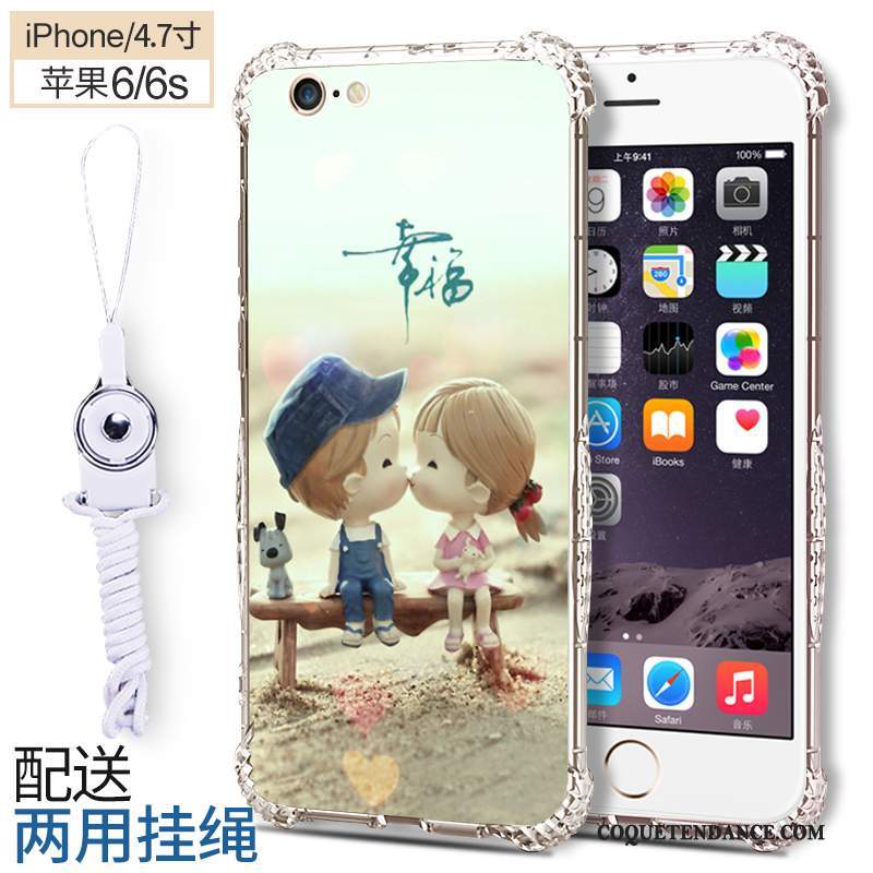 iPhone 6/6s Coque Nouveau Transparent De Téléphone Silicone Tendance