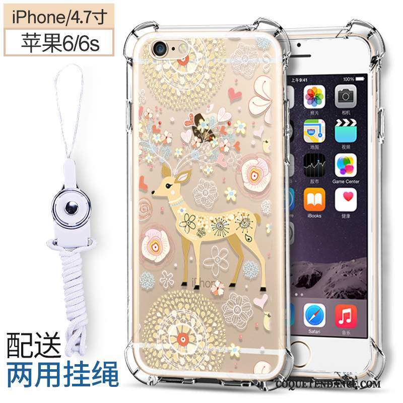 iPhone 6/6s Coque Nouveau Transparent De Téléphone Silicone Tendance