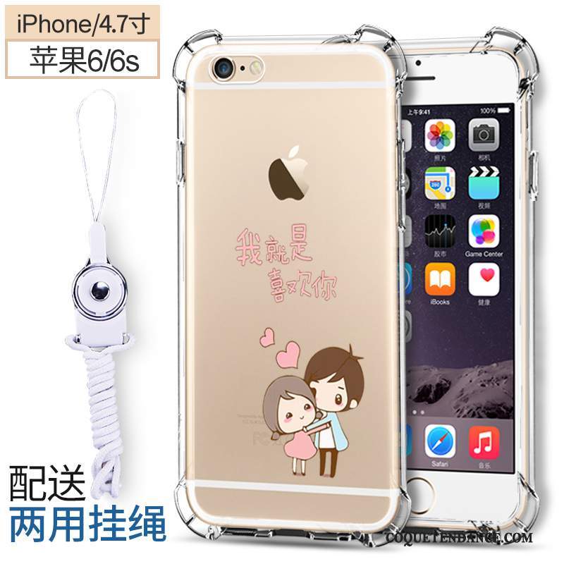 iPhone 6/6s Coque Nouveau Transparent De Téléphone Silicone Tendance