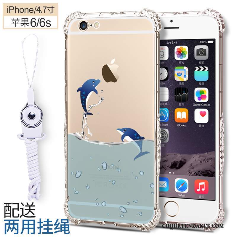 iPhone 6/6s Coque Nouveau Transparent De Téléphone Silicone Tendance