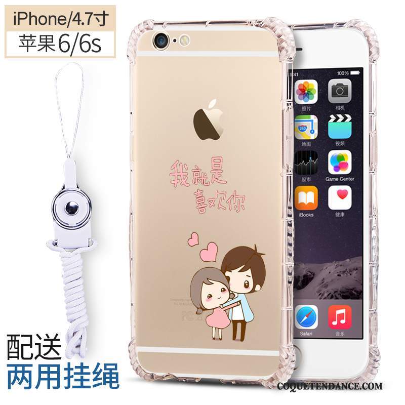 iPhone 6/6s Coque Nouveau Transparent De Téléphone Silicone Tendance